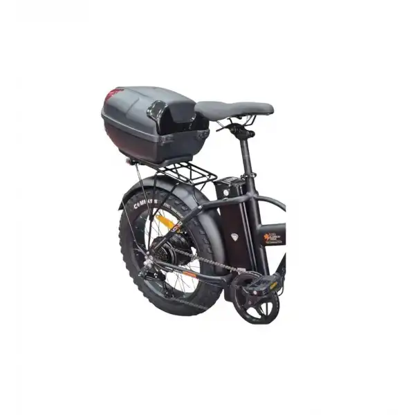 REXX TOP CASE XBYC T19 BİSİKLET BAGAJ ÜSTÜ PLASTİK ÇANTA SİYAH