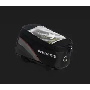 XBYC 896 BİSİKLET KADRO ÜSTÜ ÇANTA SİYAH KIRMIZI