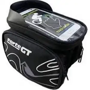 XBYC 841 BİSİKLET KADRO ÜSTÜ ÇANTA SİYAH GRİ