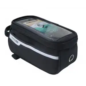 XBYC 825 BİSİKLET KADRO ÜSTÜ ÇANTA SİYAH GRİ