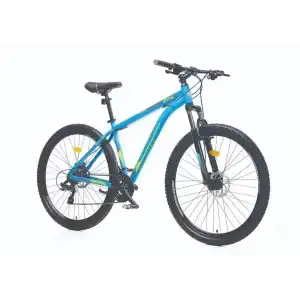 CORELLİ VIA 2.1 ERKEK DAĞ BİSİKLETİ 460H MD 27.5 JANT 21 VİTES MAVİ YEŞİL GRİ