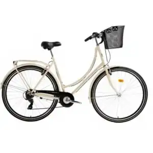 BİSAN PARADISE S KADIN ŞEHİR BİSİKLETİ 56CM V 28 JANT 7 VİTES KREM SİYAH