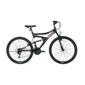 BİSAN MTS 4300 AMS.ERKEK DAĞ BİSİKLETİ 40CM V 24 JANT 21 VİTES MAT SİYAH TURUNCU