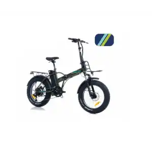 CORELLİ BROSTER MOONER FAT BIKE ELEKTRİKLİ KATLANIR BİSİKLET 42CM HD 20 JANT 7 VİTES METALİK MAVİ