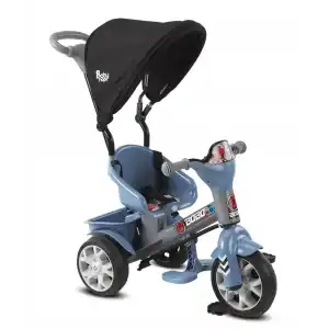 BABYHOPE 121 BOBO SPEED TENTELİ 3 TEKERLİ BİSİKLET MAVİ GRİ