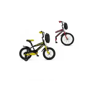 ÜMİT 1410 HOTSHOT-CANTA-V ERKEK ÇOCUK BİSİKLETİ 14 JANT ANTRASİT KIRMIZI