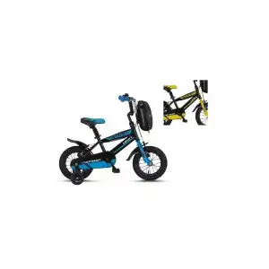 ÜMİT 1210 HOTSHOT-CANTA-V ERKEK ÇOCUK BİSİKLETİ 12 JANT SİYAH SARI
