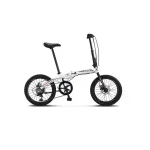 ÜMİT 2037 FOLDING-2D KATLANIR BİSİKLET 20 JANT 6 VİTES WHİTE SİLVER RED