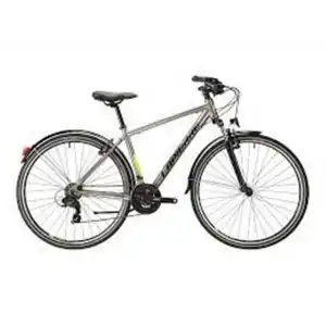 LAPIERRE TREKKING 1.0 ERKEK ŞEHİR BİSİKLETİ  600H V 28 JANT 21 VİTES GRİ LİME YEŞİL SİYAH
