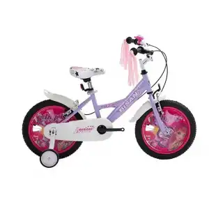 BİSAN KDS 2100 KIZ ÇOCUK BİSİKLETİ 26CM 16 JANT MOR SARI PEMBE