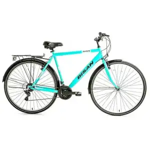 BİSAN HARDY ERKEK ŞEHİR BİSİKLETİ 55CM V 28 JANT 21 VİTES BUZ MAVİ SİYAH BEYAZ