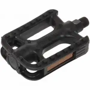 PEDAL MTB BİSİKLET İÇİN PLASTİK BİLYASIZ  REFLEKTÖRLÜ ÇİFT SİYAH FP-804