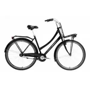 BİSAN FLUANTE C KADIN ŞEHİR BİSİKLETİ 52CM V 28 JANT 1 VİTES PARLAK SİYAH SİLVER