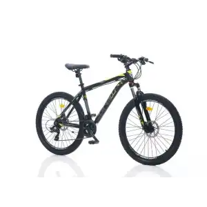 CORELLİ FELİX 1.2 ERKEK DAĞ BİSİKLETİ 355H HD 24 JANT 21 VİTES SİYAH SARI GRİ
