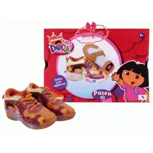 VARDEM DORA TEK TEKER IŞIKLI PATEN AYAKKABI 32 NUMARA TURUNCU KIRMIZI