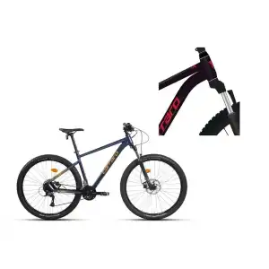 CARRARO CRX 924 ERKEK DAĞ BİSİKLETİ 480H HD 29 JANT 24 VİTES KARANLIK MOR KIRMIZI