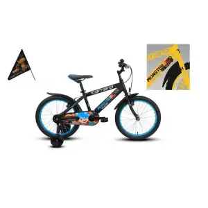 CARRARO MONSTER ERKEK ÇOCUK BİSİKLETİ 210H V 12 JANT SARI GRİ SİYAH SARI