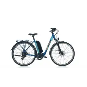 CARRARO E-LINE eCOMFORT 2.1 UNISEX ŞEHİR BİSİKLETİ 520H HD 28 JANT 7 VİTES MAT NAVY MAVİ-TURUNCU