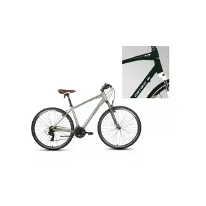 CARRARO SPORTIVE 220 ERKEK ŞEHİR BİSİKLETİ 457H V 28 JANT 21 VİTES MAT KOYU YEŞİL-BEYAZ-YEŞİL