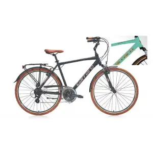 CARRARO ELITE 804 ERKEK ŞEHİR BİSİKLETİ 520H V 28 JANT 24 VİTES MAT TURKUAZ KAHVE BAKIR