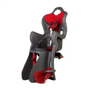 BELLELLİ B-ONE BAGAJ BAĞLANTILI BİSİKLET ÇOCUK TAŞIYICI GRİ KIRMIZI