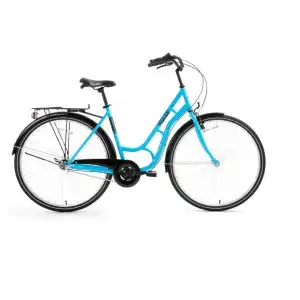 BİSAN AMBIANCE KADIN ŞEHİR BİSİKLETİ 51CM V 28 JANT 3 VİTES MAVİ SİYAH