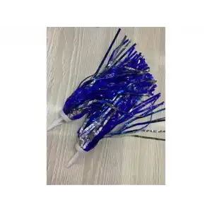 BİSİKLET ELCİK SÜSÜ 1 ÇİFT PÜSKÜL MAVİ AKS-104