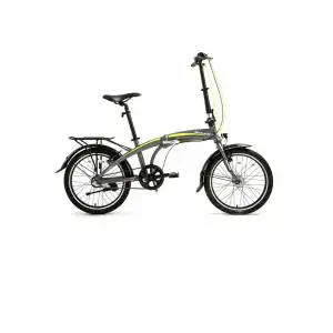BİSAN FX 3500-NX3 KATLANIR BİSİKLET 32CM V 20 JANT NEX.3 VİTES METALİK GRİ SARI