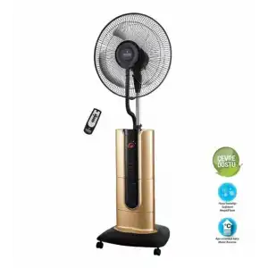 AIRKING COOL PRO 18 INCH 45,72CM İYONİZERLİ  AYAKLI VANTİLATÖR GOLD