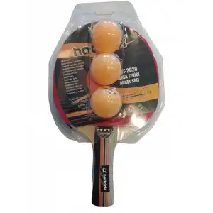 HATTRICK SDT2020 MASA TENİSİ RAKET SET 1 RAKET 3 TOP 3 YILDIZ AMBALAJLI