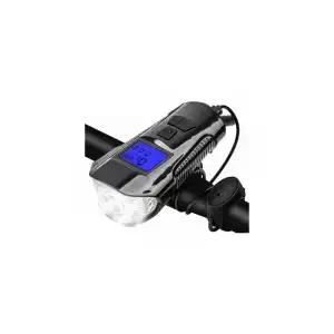 FORTE GT XBYC 6029 FY-317 BİSİKLET KİLOMETRE SAATİ ÖN LAMBA USB SİYAH