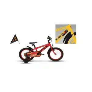 CARRARO MONSTER ERKEK ÇOCUK BİSİKLETİ 220H V 16 JANT SARI GRİ SİYAH