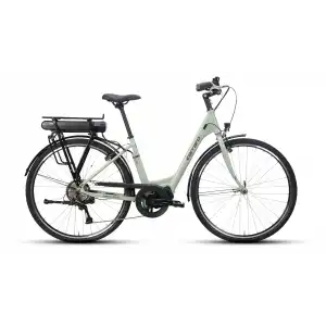 CARRARO E-POWER KADIN ŞEHİR BİSİKLETİ 450H V 28 JANT 8 VİTES MAT ADAÇAYI KOYU YEŞİL