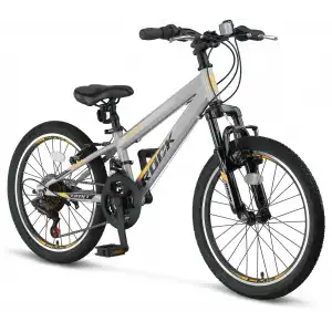 ÜMİT 2468 ROCK ERKEK DAĞ BİSİKLETİ MSV-V 24 JANT 21 VİTES GRİ SARI