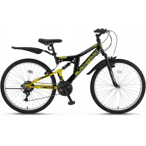 ÜMİT 2429 BLACKMOUNT ERKEK DAĞ BİSİKLETİ MSV-V 26 JANT 21 VİTES SRN SİYAH SARI