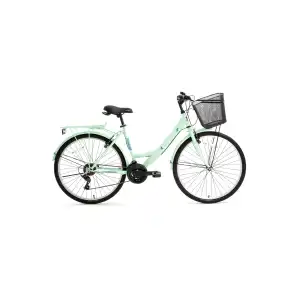 BİSAN LOTUS KADIN ŞEHİR BİSİKLETİ 44CM V 26 JANT 21 VİTES MİNT YEŞİL