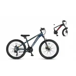 ÜMİT 2651 SOLARIS-M-2D ERKEK DAĞ BİSİKLETİ 356H 26 JANT 21 VİTES SİYAH KIRMIZI