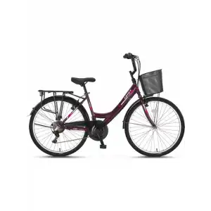 ÜMİT 2408 SAFIRO SEPETLİ BAYAN ŞEHİR BİSİKLETİ V 24 JANT 21 VİTES MÜRDÜM