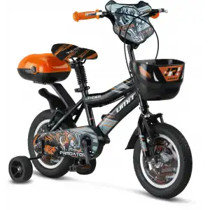 ÜMİT 1245 TIGER-V-ERKEK ÇOCUK BİSİKLETİ 12 JANT SİYAH