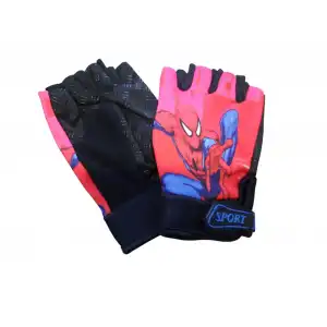 SPORT SONNY XBYC-HJ-1509 KISA PARMAK ÇOCUK ELDİVEN SPİDERMAN KIRMIZI