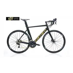 CARRARO RACE CE AERO ERKEK YARIŞ BİSİKLETİ 520H HD 28 JANT 24 VİTES MAT SİYAH ANTRASİT ALTIN