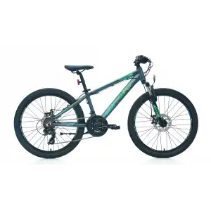CARRARO FORCE 410 ERKEK DAĞ BİSİKLETİ 325H MD 24 JANT 21 VİTES MAT ANTRASİT YEŞİL MAVİ BEYAZ