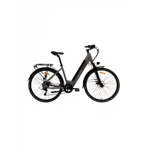 BİSAN MOON-S ELEKTRİKLİ BİSİKLET 47CM MD 28 JANT 7 VİTES METALİK GRİ SİYAH