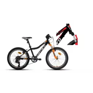 CARRARO SPEED 200 ERKEK ÇOCUK BİSİKLETİ 300H V 20 JANT 7 VİTES SİYAH KIRMIZI BEYAZ