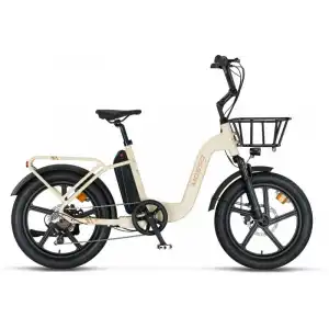 MOSSO RIVIERA-RR ELEKTRİKLİ KATLANIR BİSİKLET 420H MD 20 JANT 7 VİTES MAT KREM GOLD