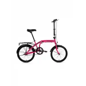 BİSAN TWIN KATLANIR BİSİKLET 32CM V 20 JANT 1 VİTES METALİK PEMBE PEMBE SİYAH