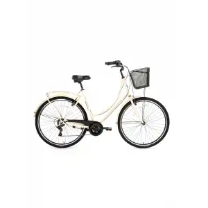 BİSAN PARADISE S KADIN ŞEHİR BİSİKLETİ 56CM V 28 JANT 7 VİTES KREM SİYAH