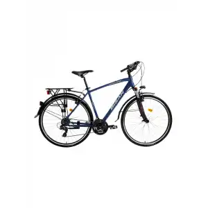 BİSAN TRX 8100 CITY ERKEK ŞEHİR BİSİKLETİ 52CM V 28 JANT 21 VİTES LACİVERT YEŞİL BEYAZ