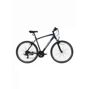 BİSAN TRX 8100 ERKEK ŞEHİR BİSİKLETİ 54CM V 28 JANT 21 VİTES LACİVERT YEŞİL BEYAZ
