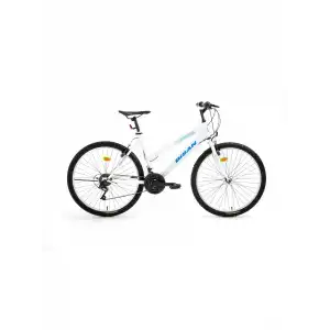 BİSAN DISCOVER KADIN DAĞ BİSİKLETİ 42CM V 26 JANT 21 VİTES METALİK BEYAZ MAVİ